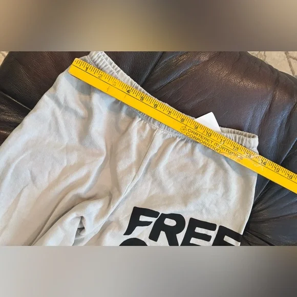 ✨FREECITY Logo Cotton Sweatpants in Stardust Size XS NWT - Picture 14 of 16